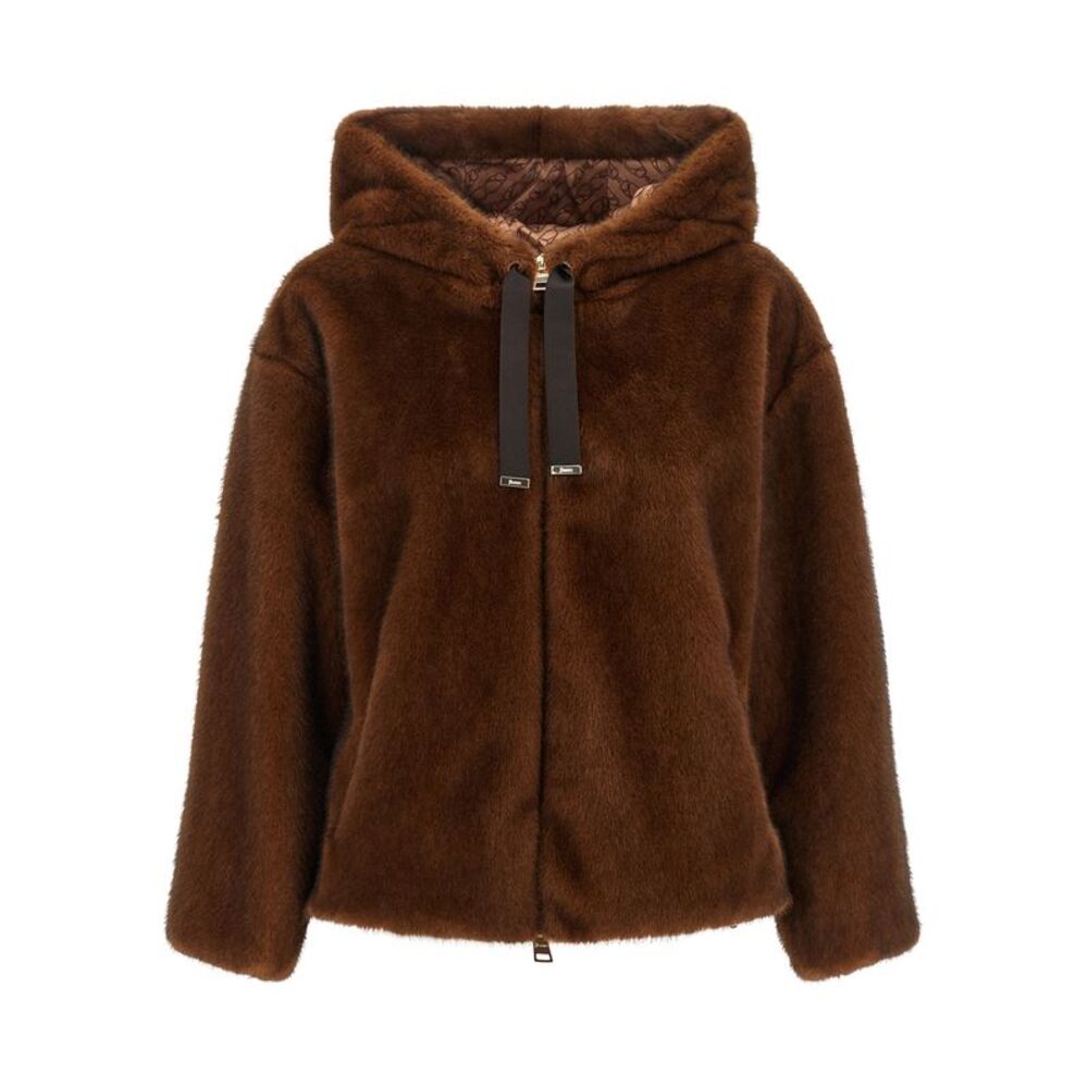 Herno Brown Polyester Women's Bomber